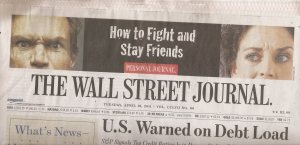 Wall Street Journal masthead