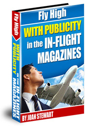 ebook cover for fly high with publicity in the inflight magazines