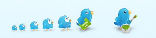 Twitter birds in a row