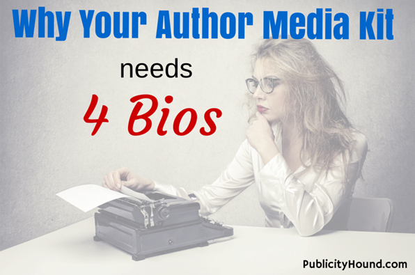 Why Your Author Media Kit Needs 4 Bios