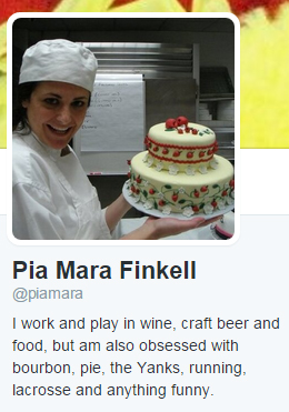 Pia Mara Finkell's Twitter bio
