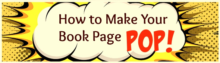 How to make your author book page pop